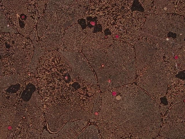 Copper etched