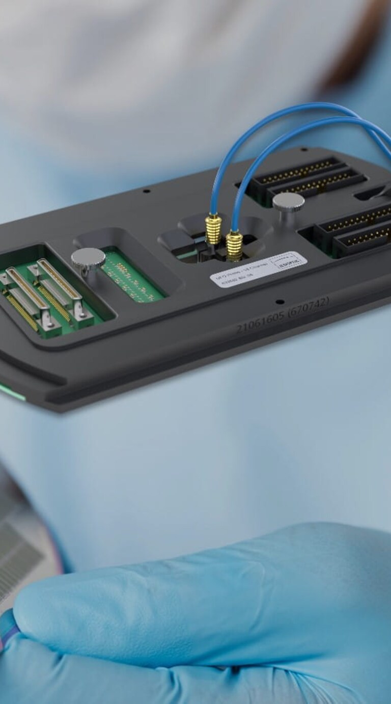 Ultra-fast opto-electronic probe card - UFO Probe® Card | Jenoptik Japan